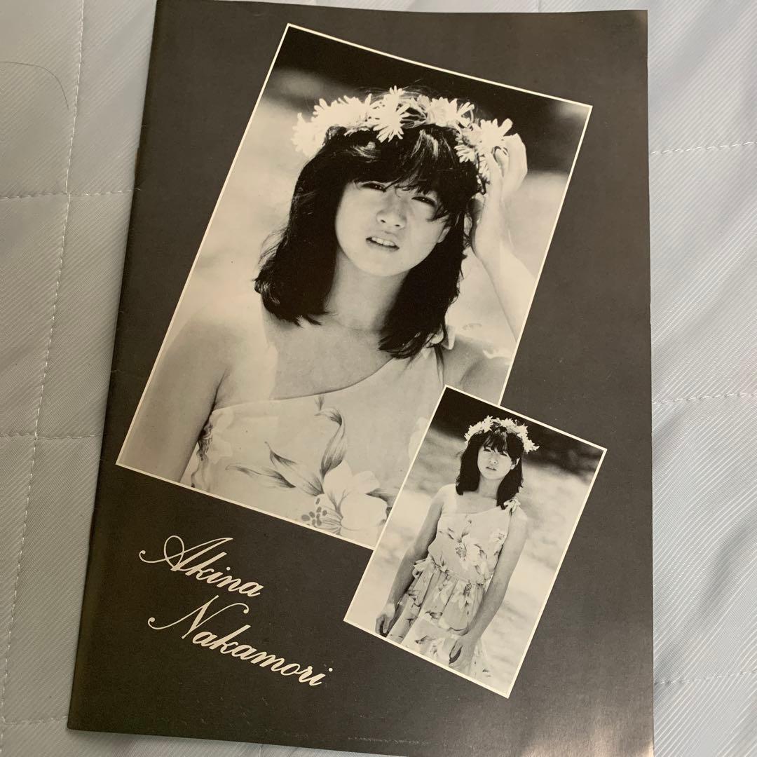 中森明菜さんのパンフレット