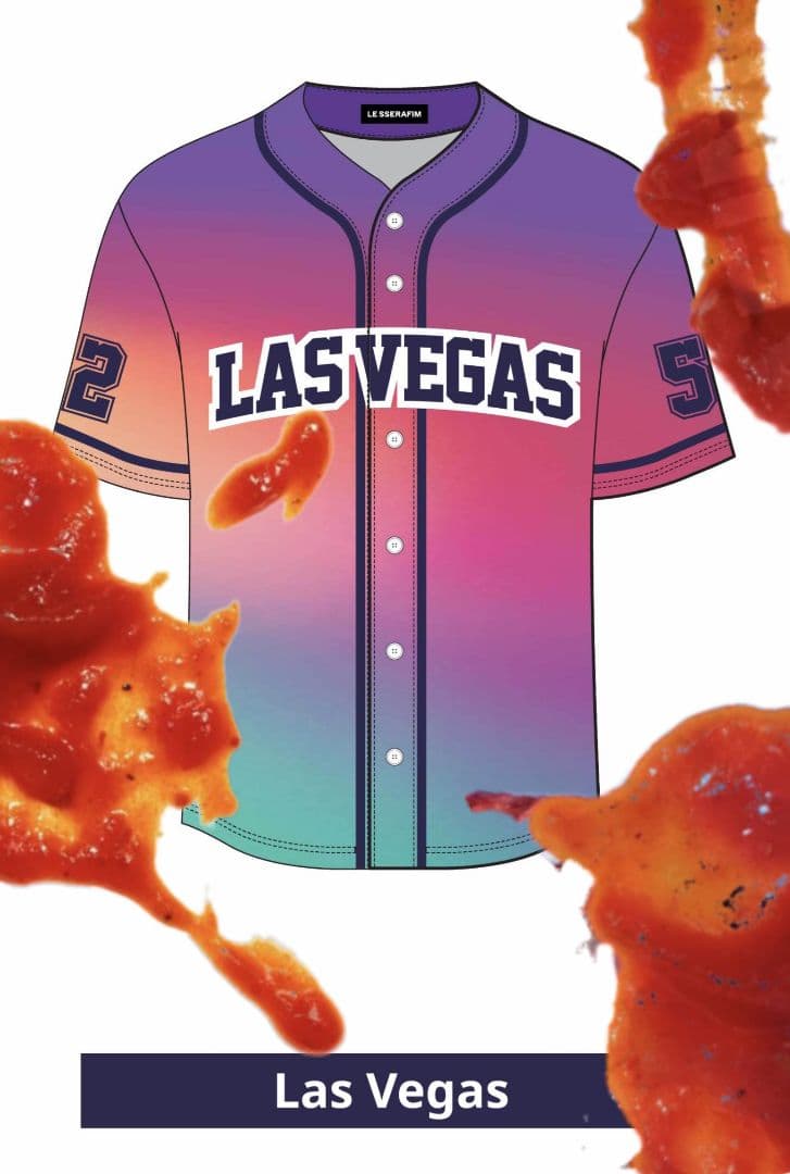 LESSERAFIM ベースボールジャージ ラスベガス限定