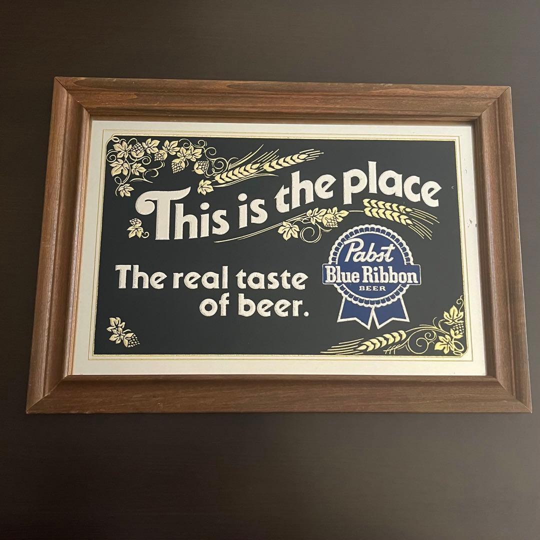 Pabst Blue Ribbon パブストブルーリボン パブミラー ビンテージ