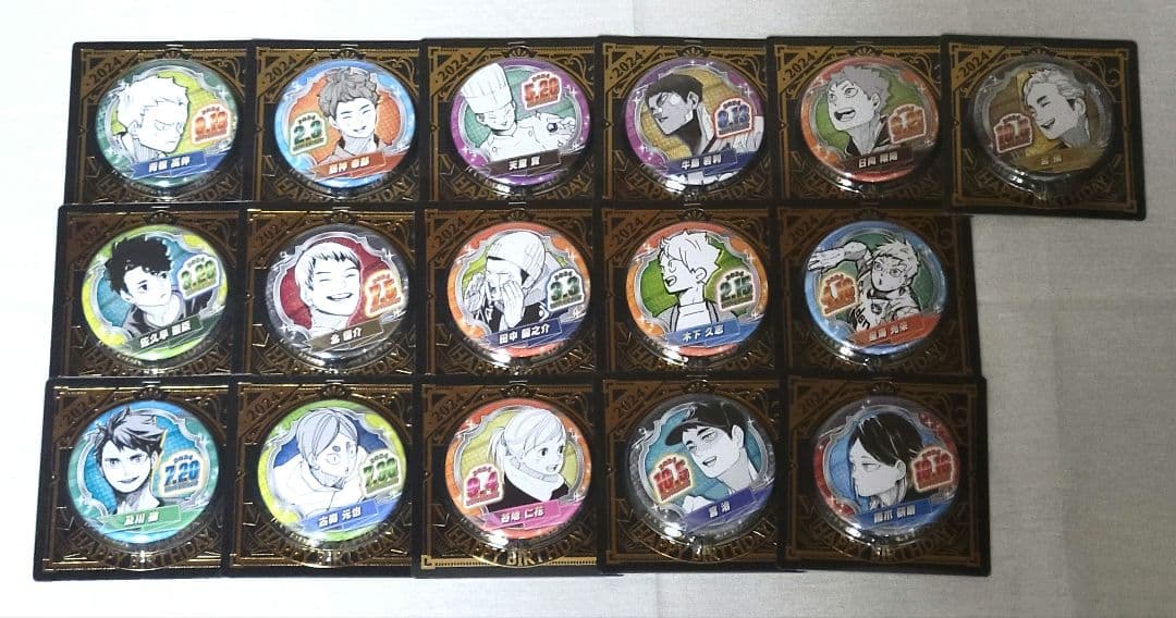 ハイキュー バースデー缶バッジ まとめ売り