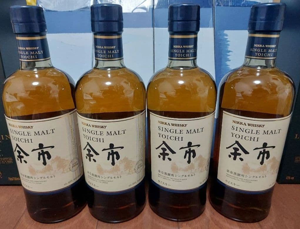 余市 ウイスキー 700ml 4本セット