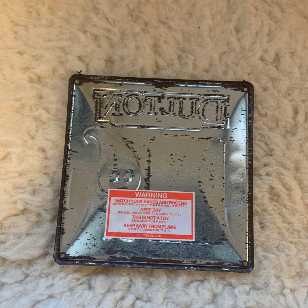 DULTON メタルサイン プレート　イエロー