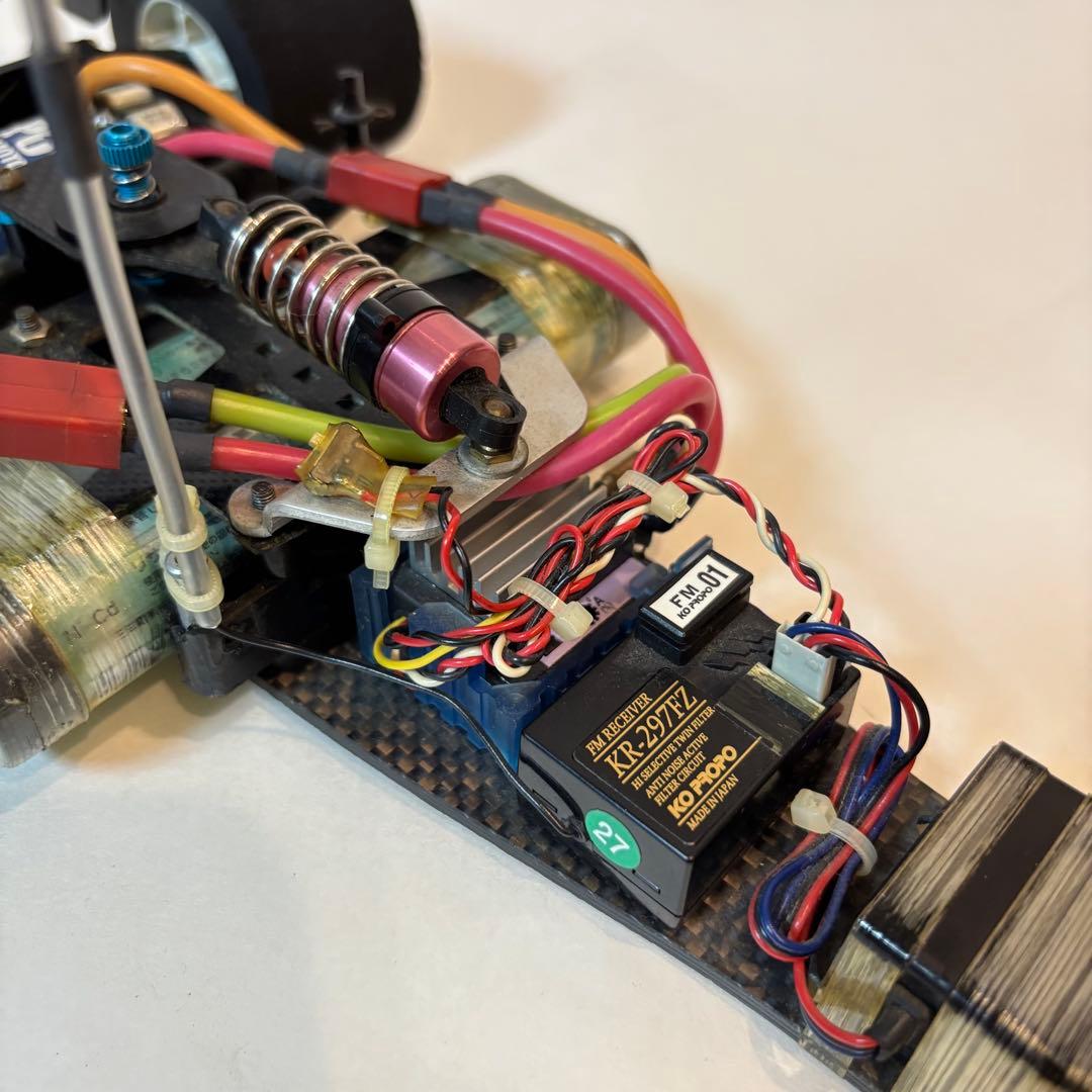 タミヤ F103 ビンテージRCカーセット／動作確認済・おまけパーツ付き