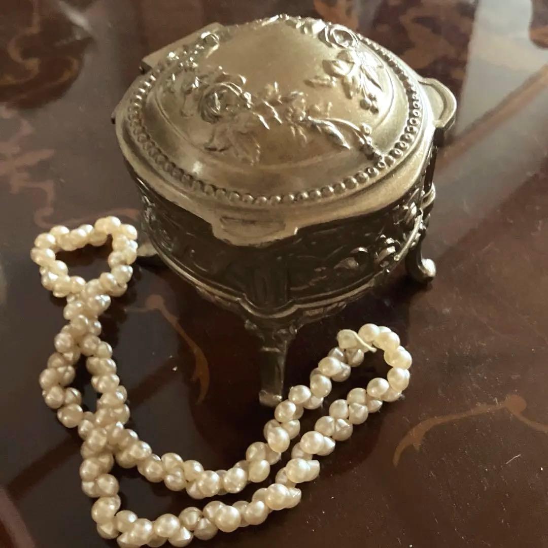 フランスアンティークジュエリーボックス アクセサリーボックス　猫足オルモル