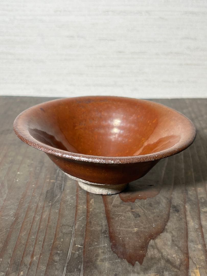 宋　柿釉天目茶碗　宋時代