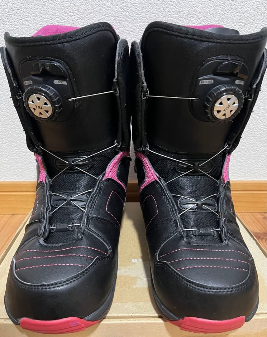 スノーボード ブーツ レディース 24~24.5 IGNIO BOA ボア 黒