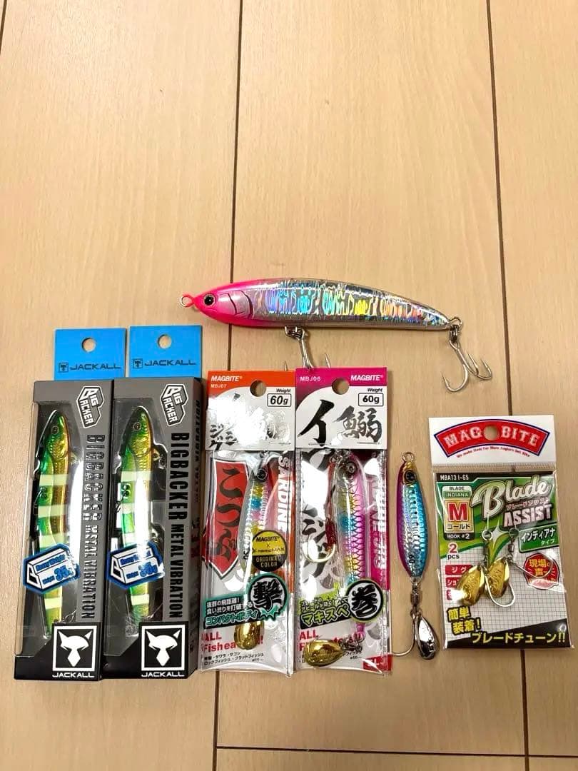 レガート140 ビックバッカー107HW35g イワシジグ等セット