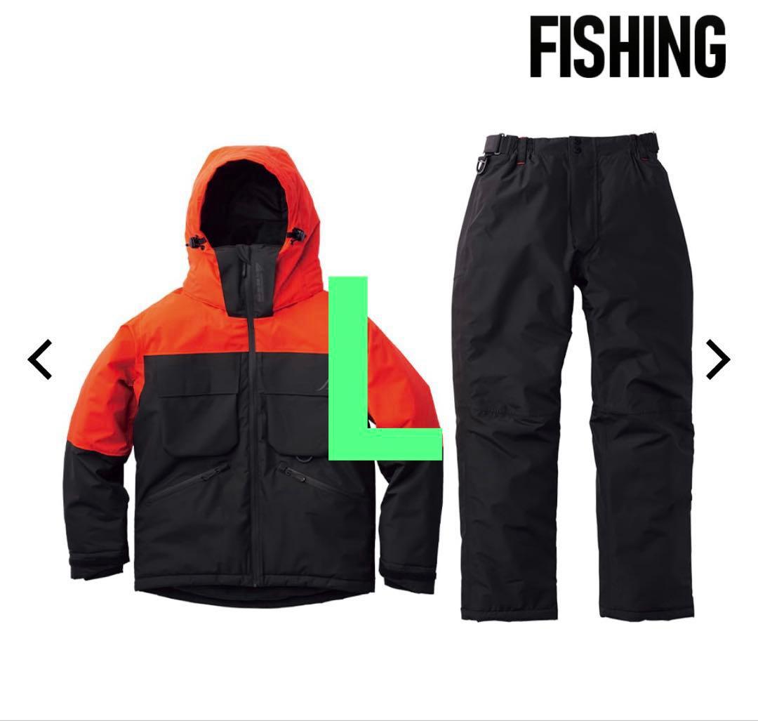 【新品】2025年モデル ワークマン イージス防水防寒スーツLオーシャンオレンジ