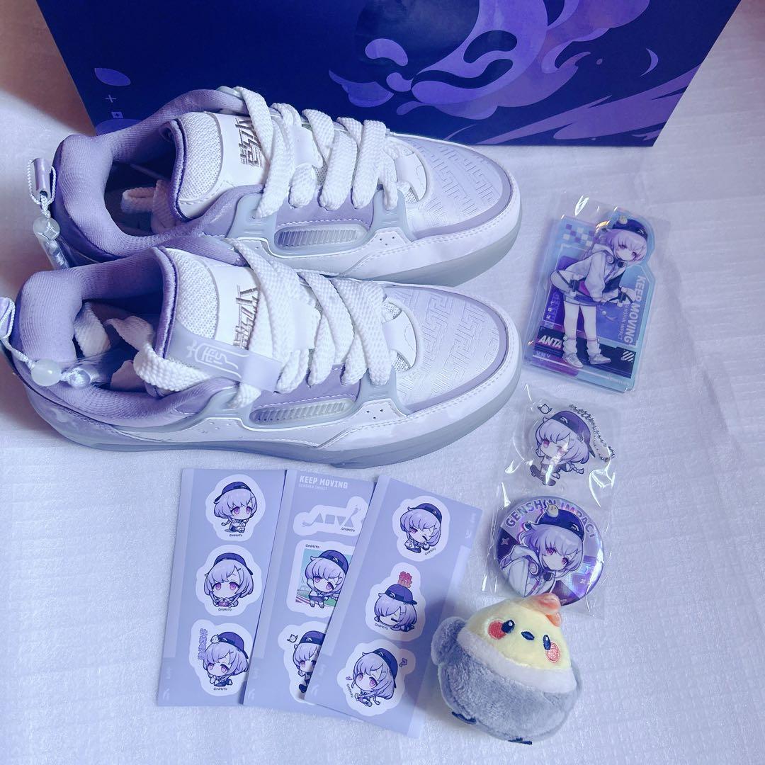 原神 七七イメージ ANTAコラボ スニーカー ボックス 公式正規品 シューズ