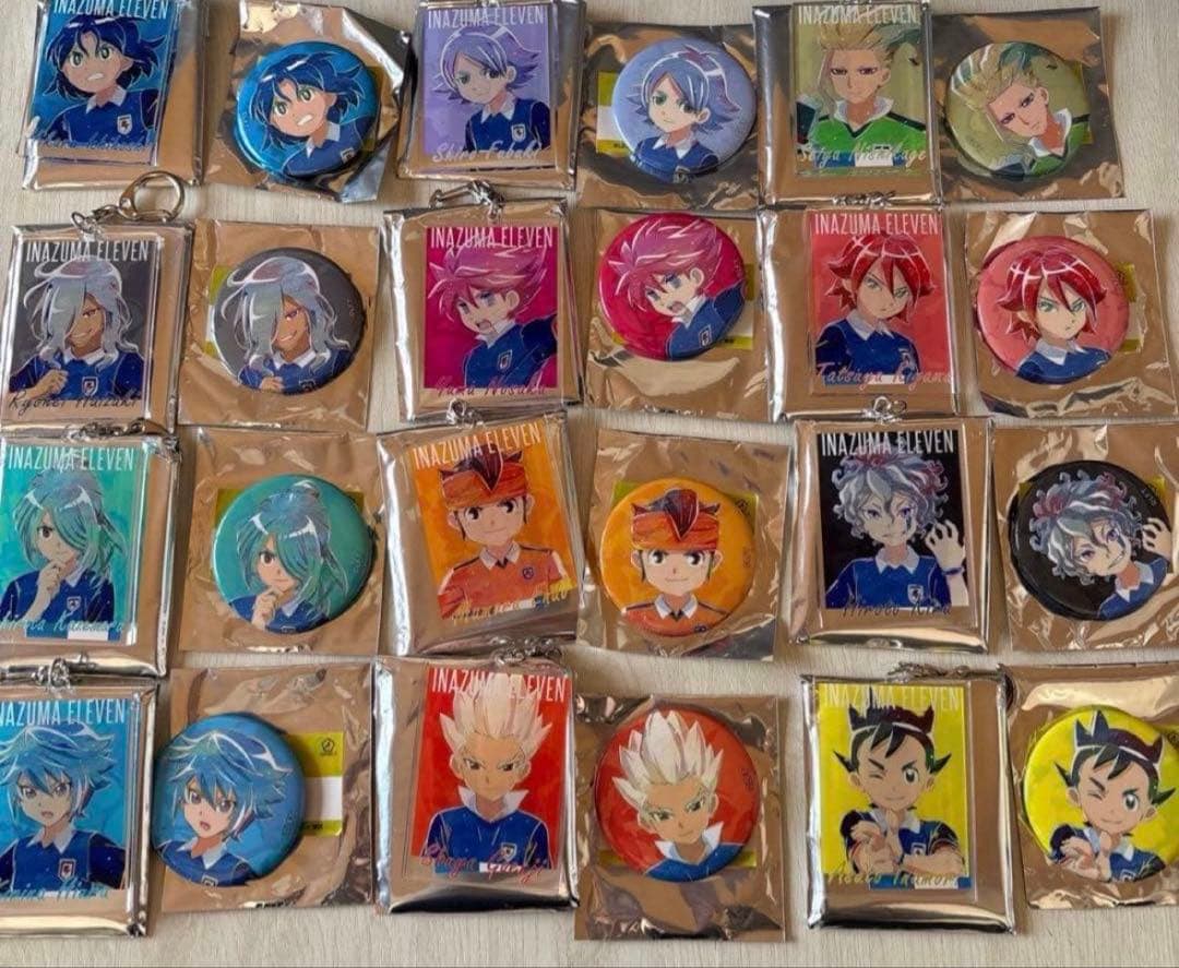 イナズマイレブン イナイレ アクリルキーホルダー 缶バッジ まとめ売り