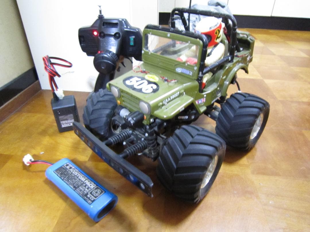 フルセット 動作確認済み 1/10 ワイルドウイリー２ カスタム 送料込み　人気