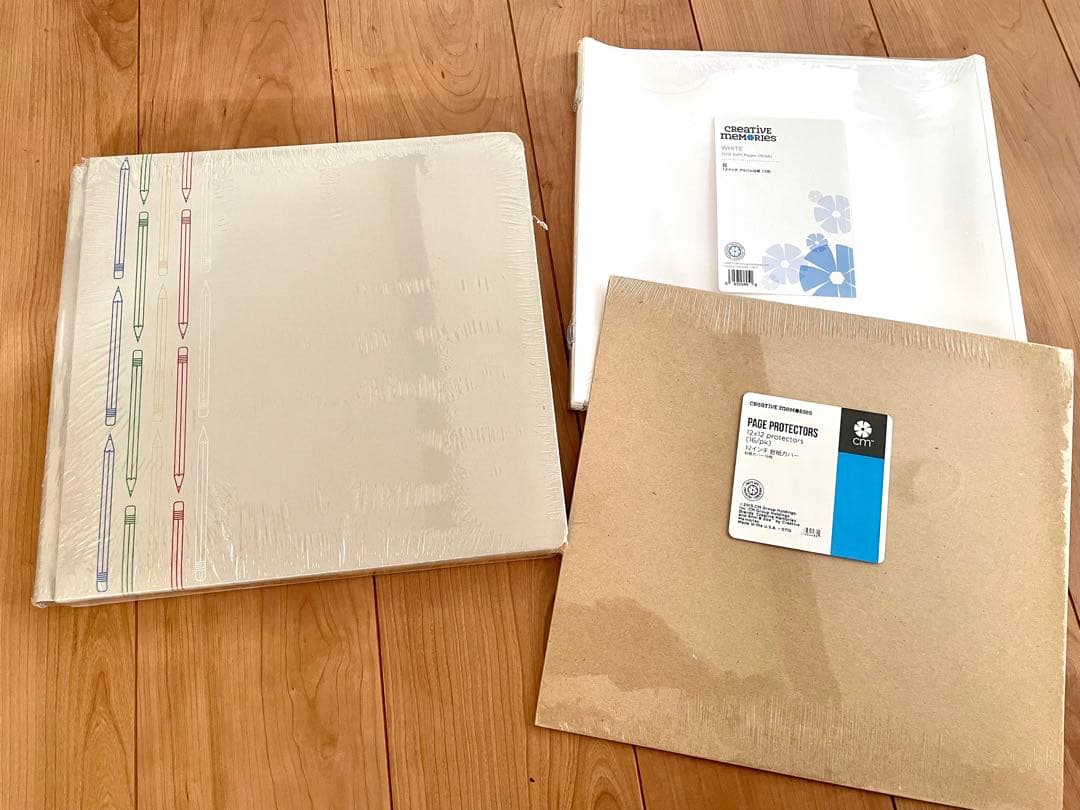クリエイティブメモリーズ 12インチアルバムカバー、台紙セット ペンデザイン