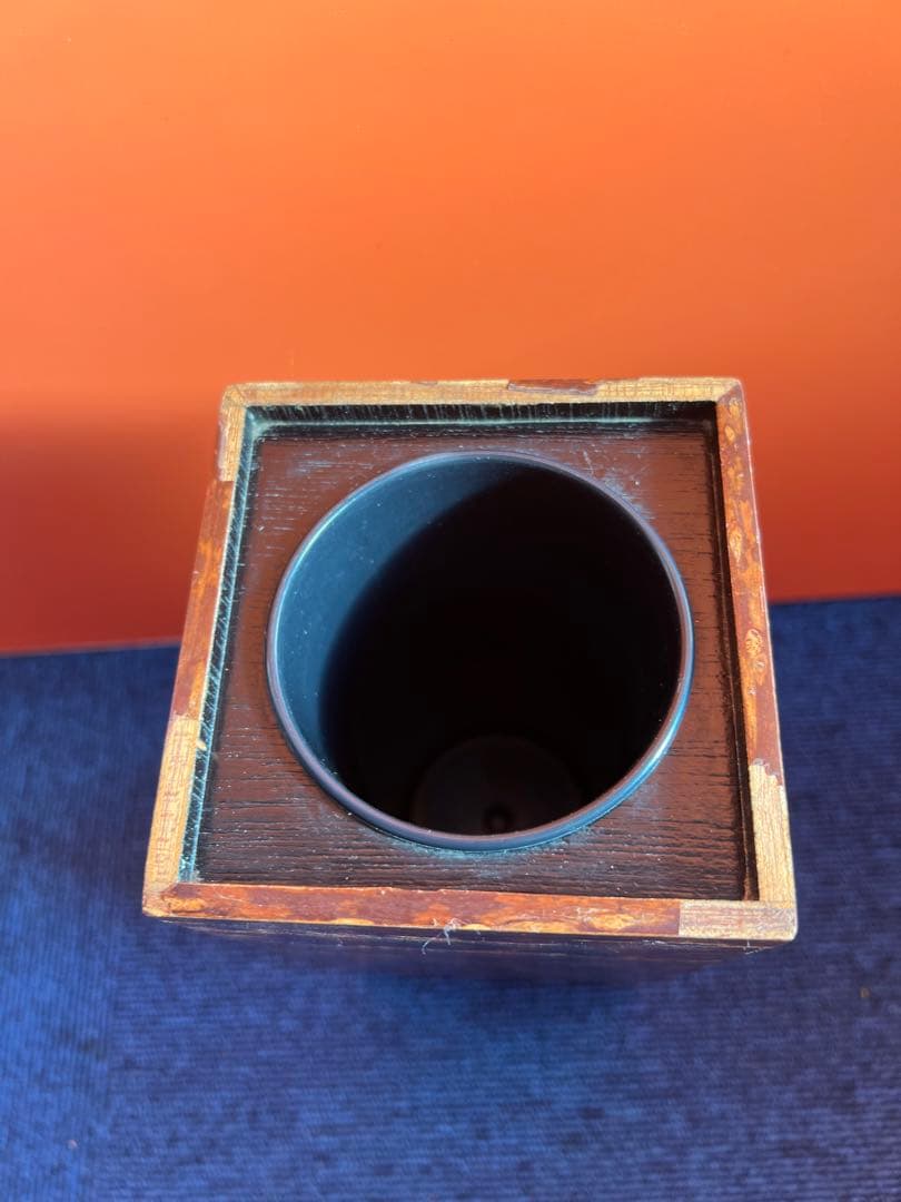 1237 桜皮細工　花瓶　伝統工芸品