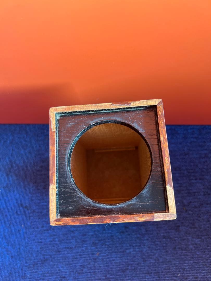 1237 桜皮細工　花瓶　伝統工芸品