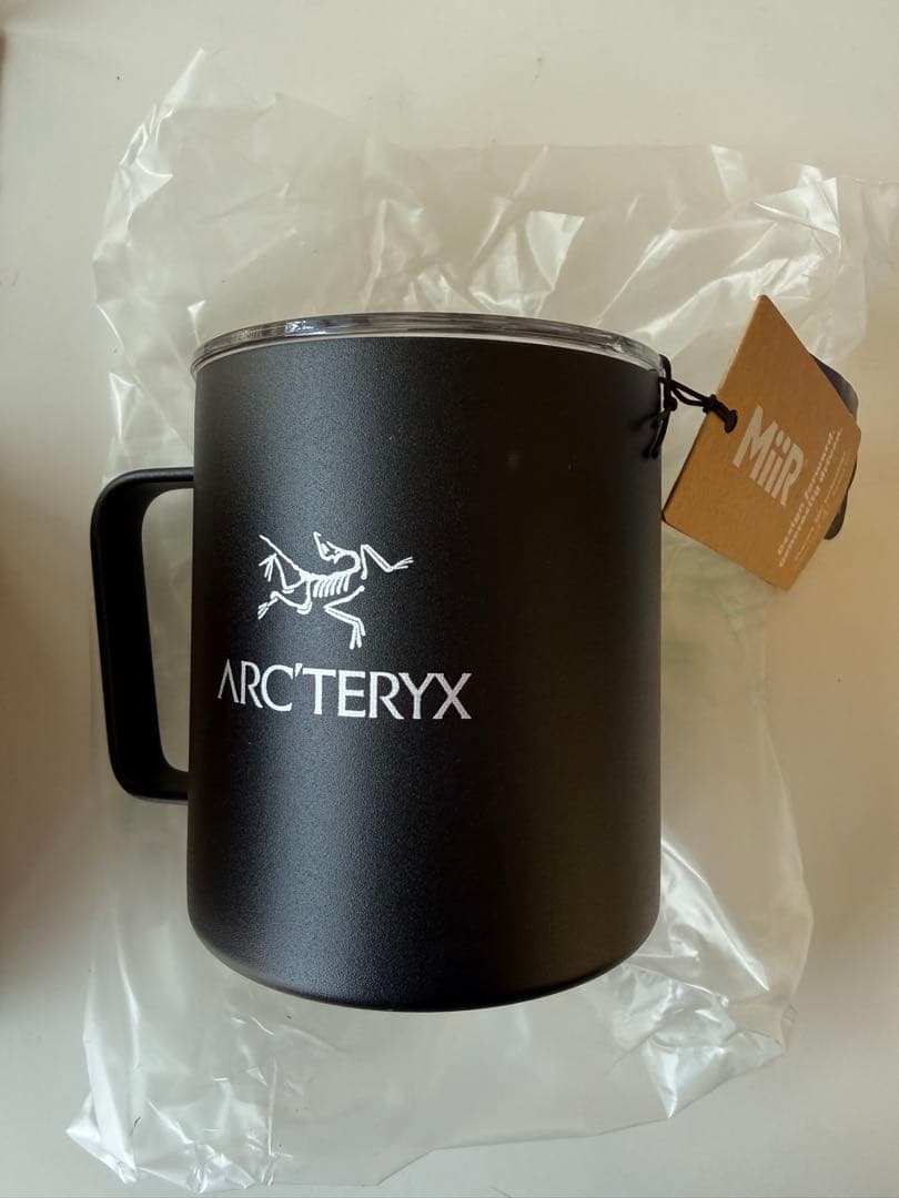 新品　ARC'TERYX ブラックマグカップ 12oz/354mL