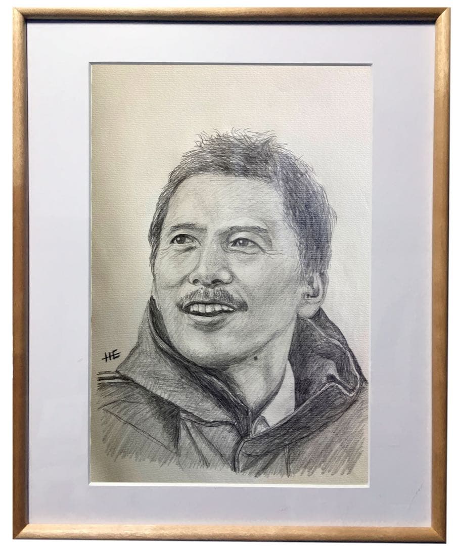 ミスター・ラグビーと呼ばれた男、平尾誠二さん追悼鉛筆デッサン