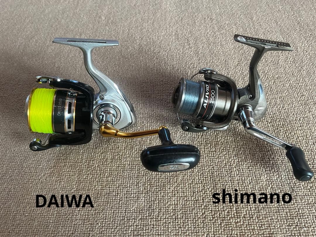 ダイワ クレスト3500 シマノ アリビオ2500 2個まとめ売り