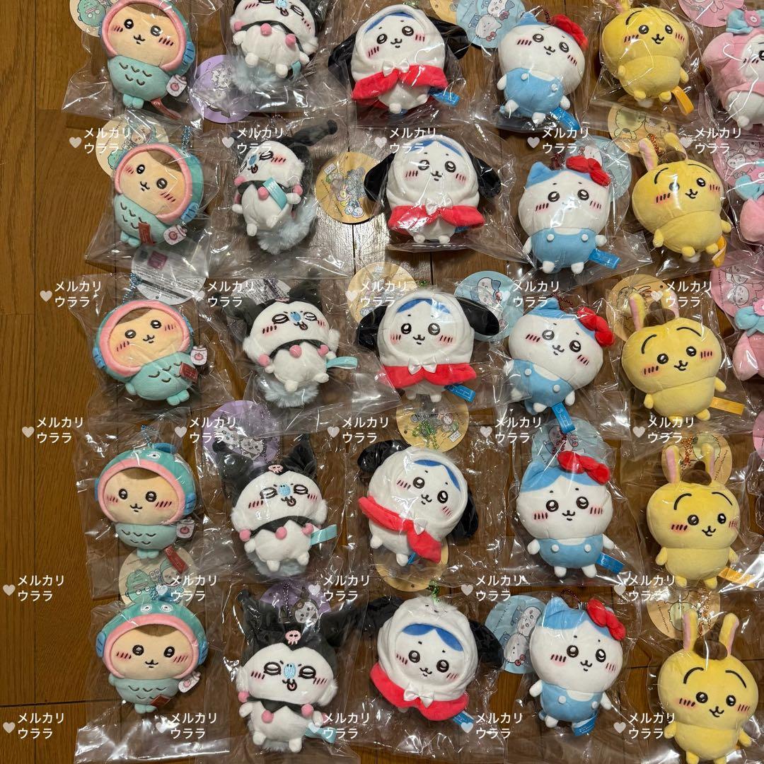 ちいかわ×サンリオキャラクターズ ぷちミニマスコット　5セット　30点