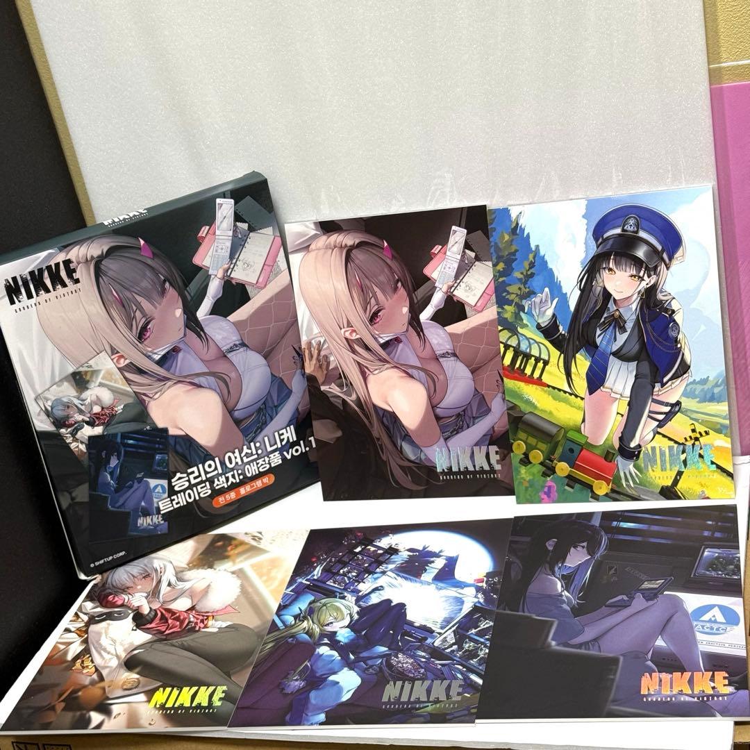 ニケ　イラスト　ボード　コンプ　5枚　箱有　宝物　韓国　バイパー　エクシア