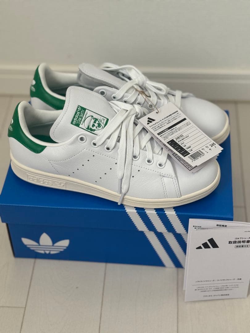 ［新品］adidas スタンスミス 24.5 ゴルフシューズ