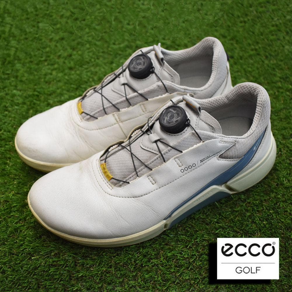 ecco/エコー 防水ゴルフシューズ【ホワイト/27.5ｃｍ】中古！