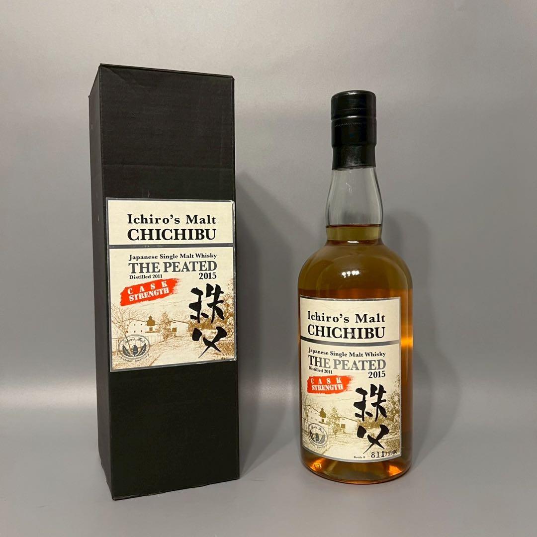 未開栓 イチローズモルト 秩父 ザ ピーテッド　2015年 700m 62.5%