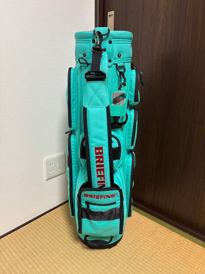 限定　新品　ブリーフィング　キャディバッグ CR-06 ミントブルー