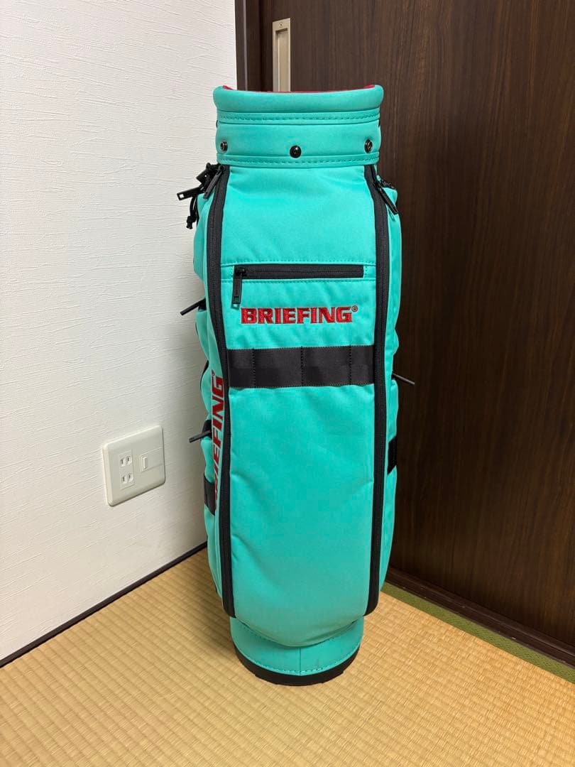 限定　新品　ブリーフィング　キャディバッグ CR-06 ミントブルー