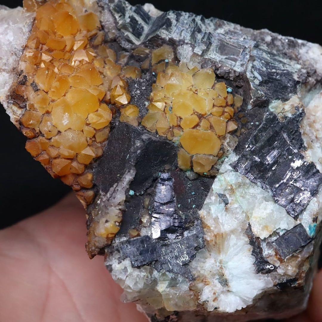 クォーツ水晶 ガレナ ブロシャン銅鉱 方鉛鉱 439.2g QZ293原石天然石