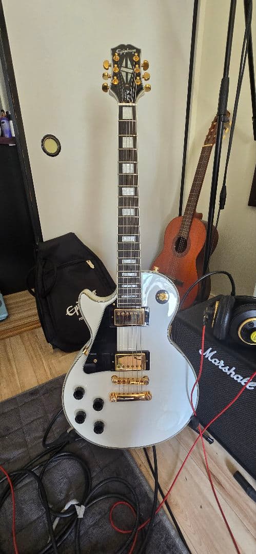 Epiphone Les Paul Custom Lefty ホワイト