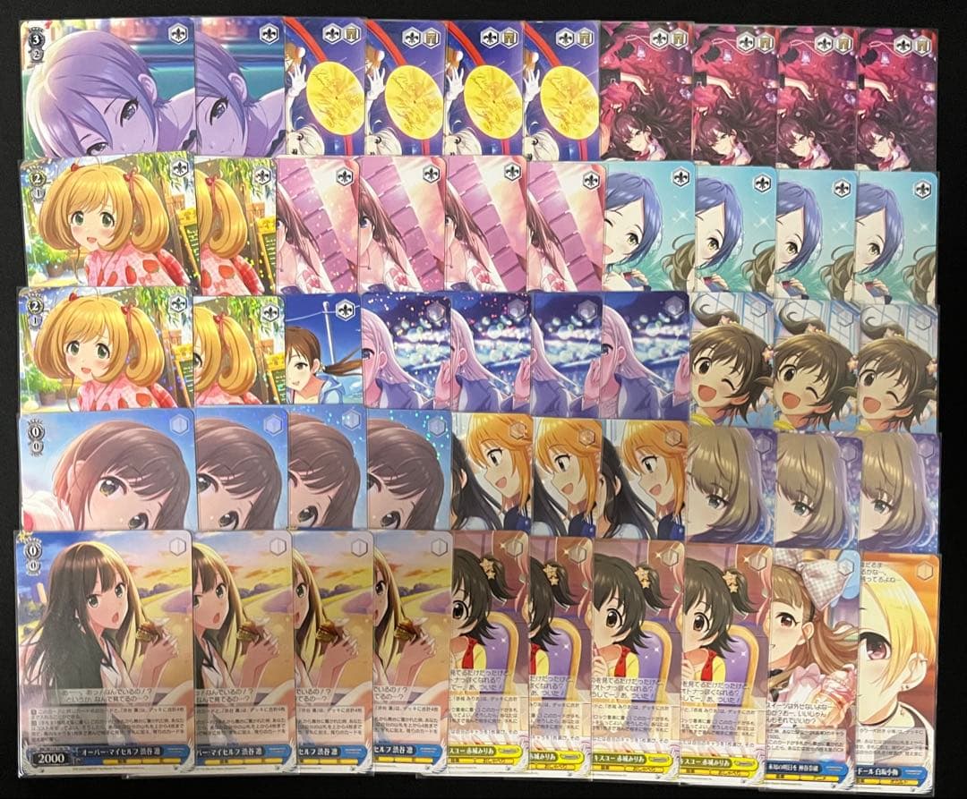 ヴァイスシュヴァルツ デッキ パーツ付き デレマス