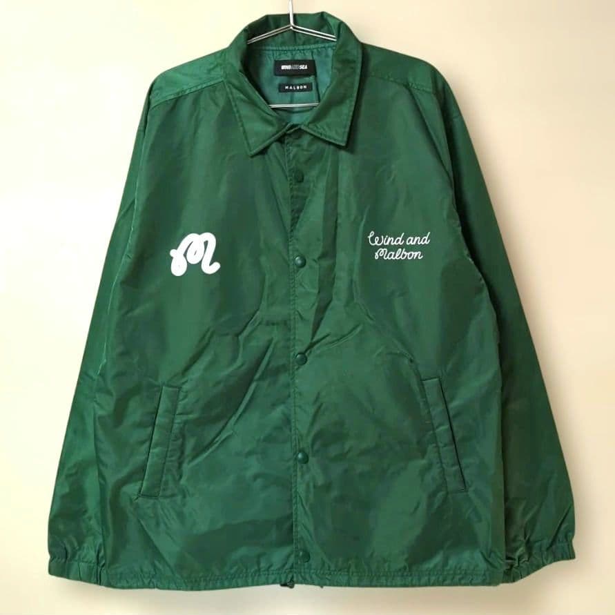 マルボンゴルフ　ウィンダンシー ナイロンジャケット　グリーン ビッグサイズ XL