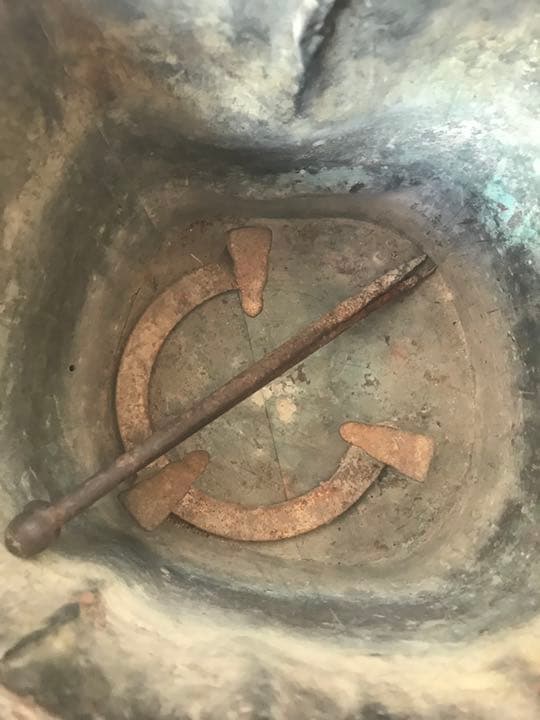 骨董品   黑柿木火鉢