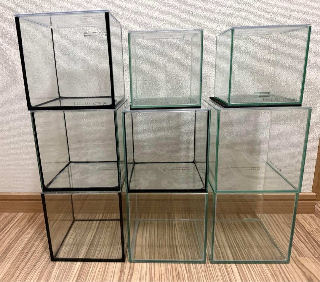 コトブキ キューブ水槽150 7個 キューブ水槽120 2個