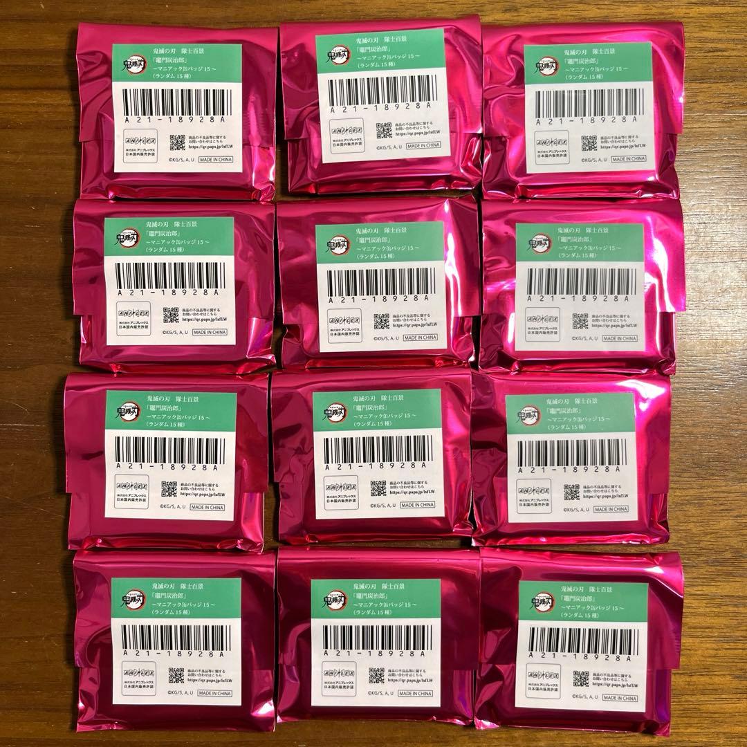 鬼滅の刃 　隊士百景 竈門炭治郎 マニアック缶バッジ　12個セット　新品未開封