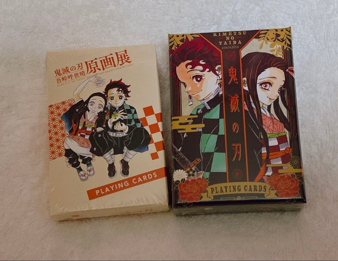 鬼滅の刃 原画 トランプ BOX付き ジャンプフェスタ 原画展 セット 未開封