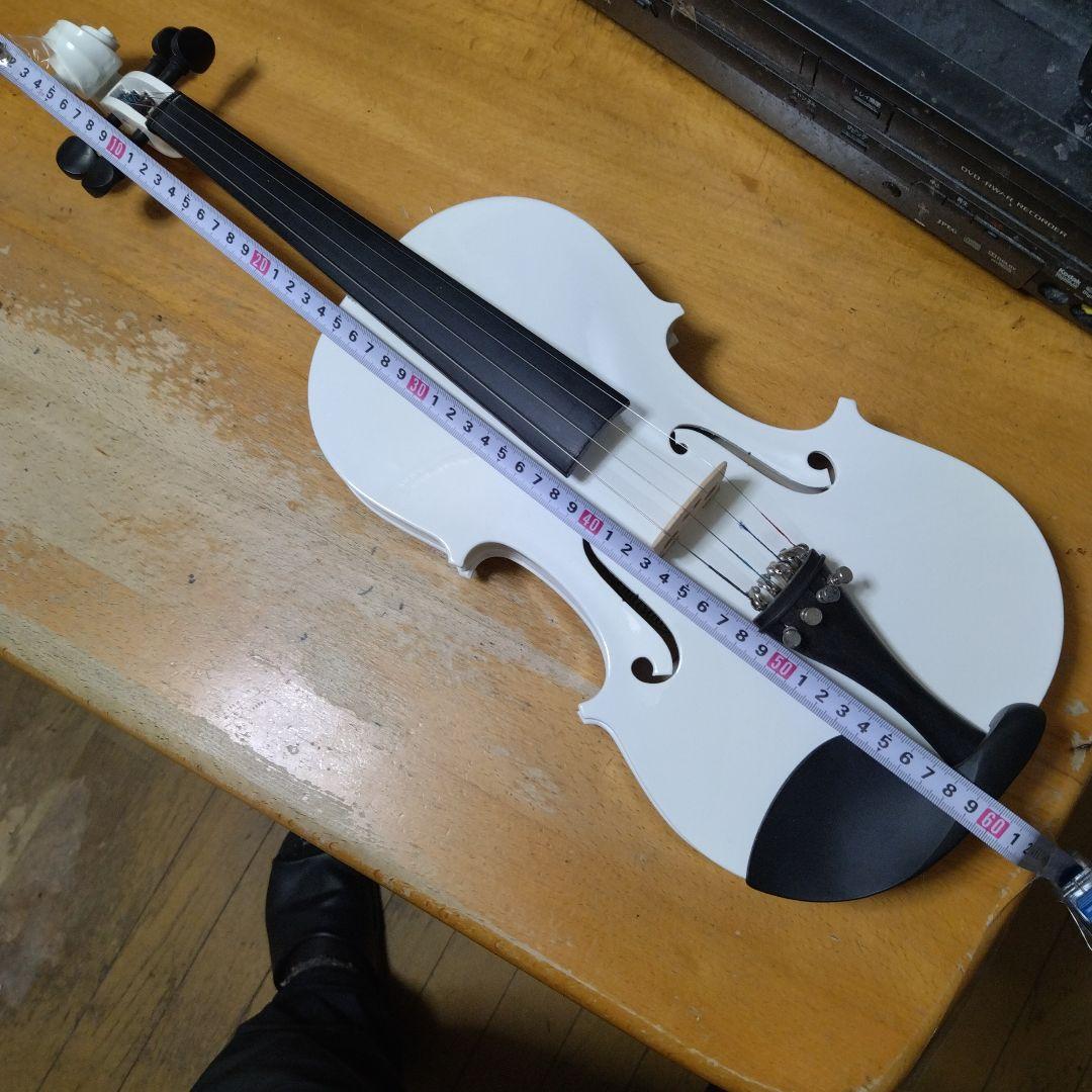 ♥即、使用可♥新品未使用品♥特価♥純白のバイオリ4/4♥弓ケース松脂付き