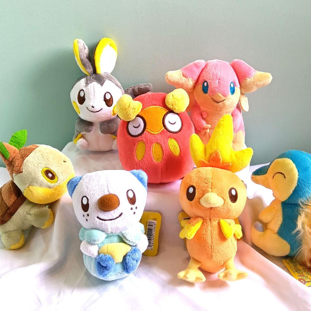 ポケモンキャンバス　ぬいぐるみ　7体まとめ売り　ポケモンセンター