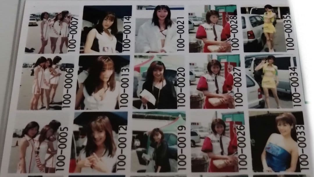 レースクイーン　写真　はがきサイズ　37枚　坂間恵　ほか　アイドル　タレント