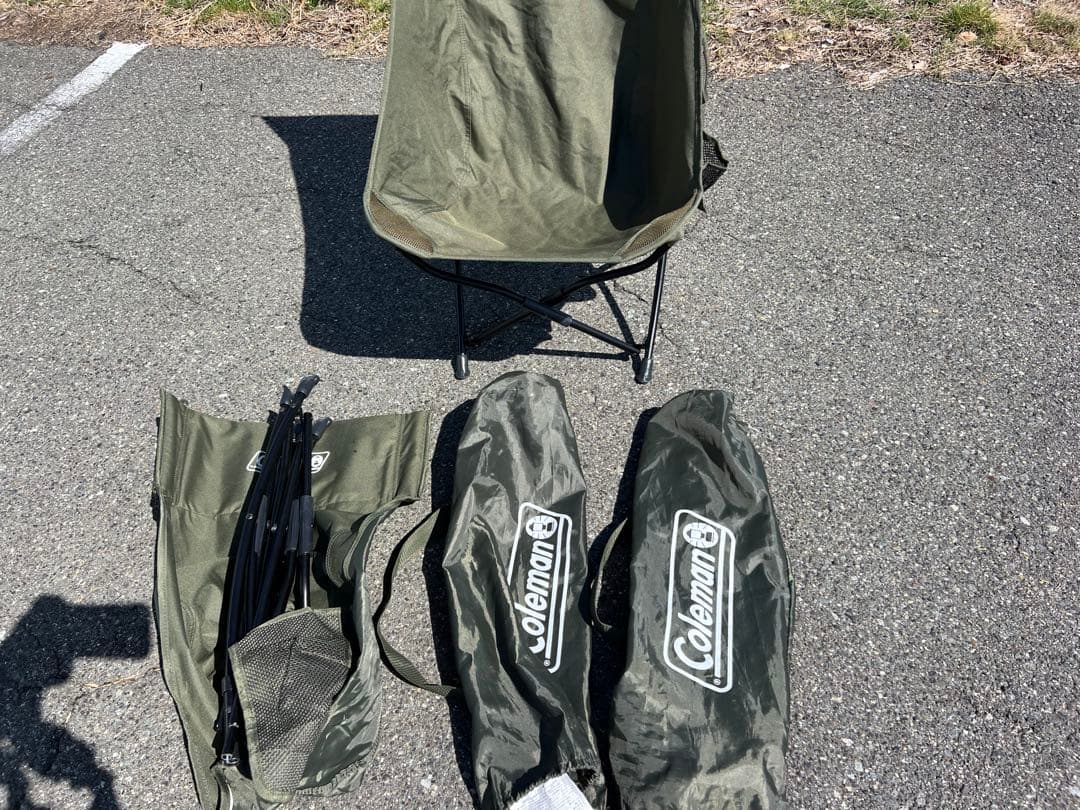 Coleman コールマン　ヒーリングチェアNX HB（オリーブ） 2脚セット