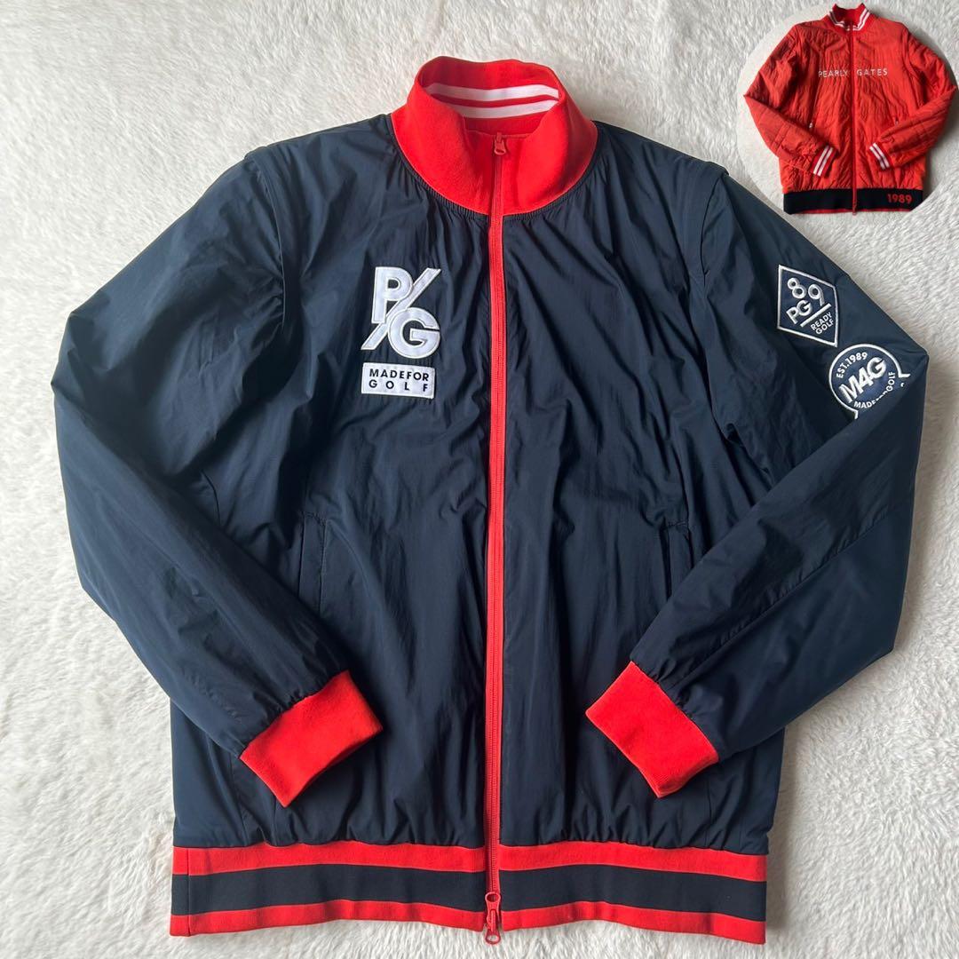 希少✨パーリーゲイツ 4WAY リバーシブル 中綿ジャケット ブルゾン サイズ5