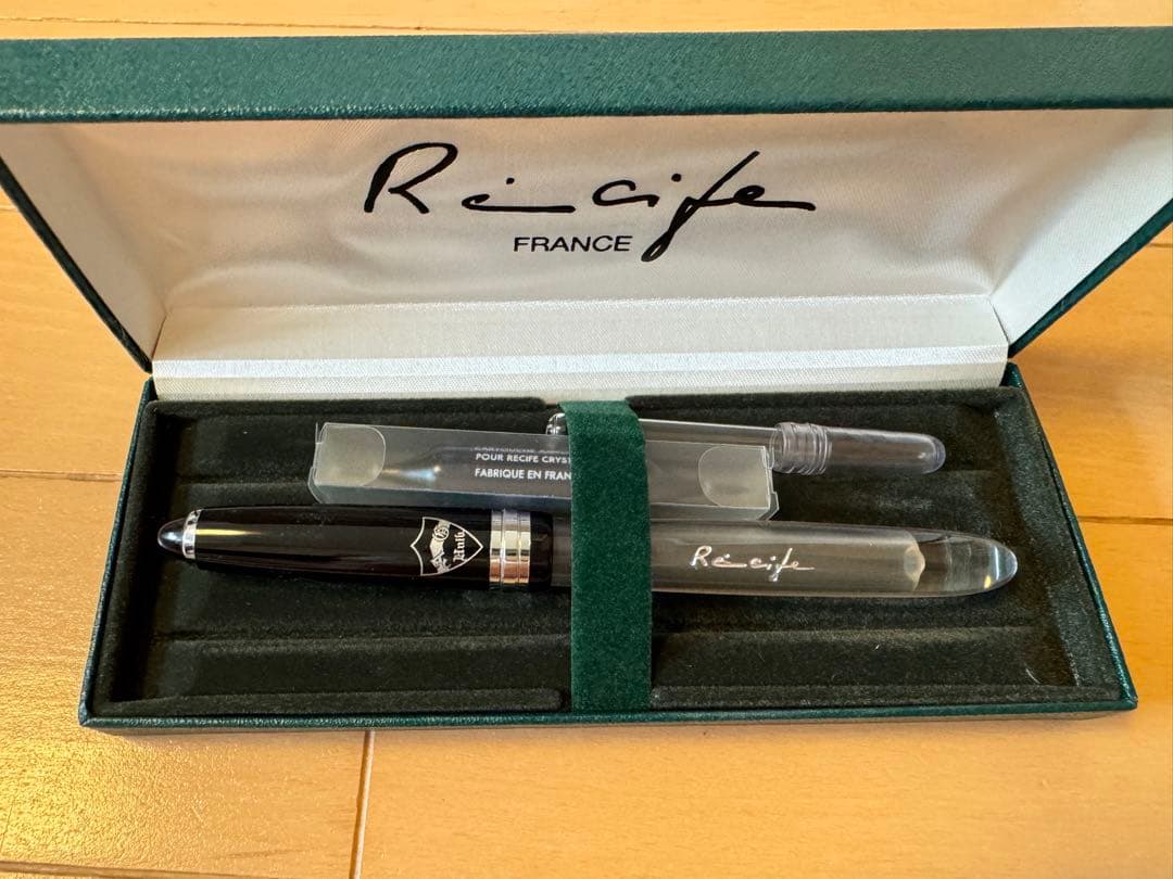 青山学院万年筆　レシーフ　クリスタル　万年筆　Recife