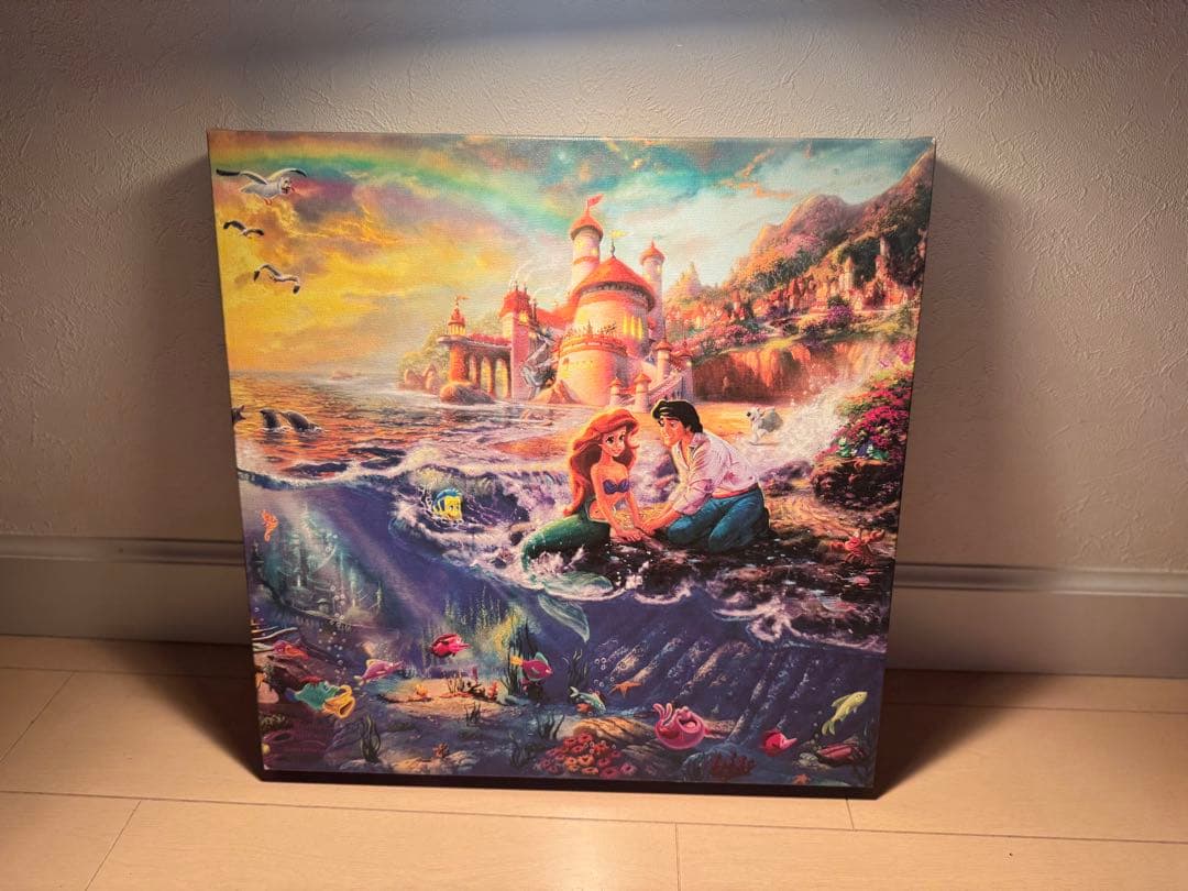 【正規品★カリフォルニアディズニー購入品】 アリエル　キャンバスアート