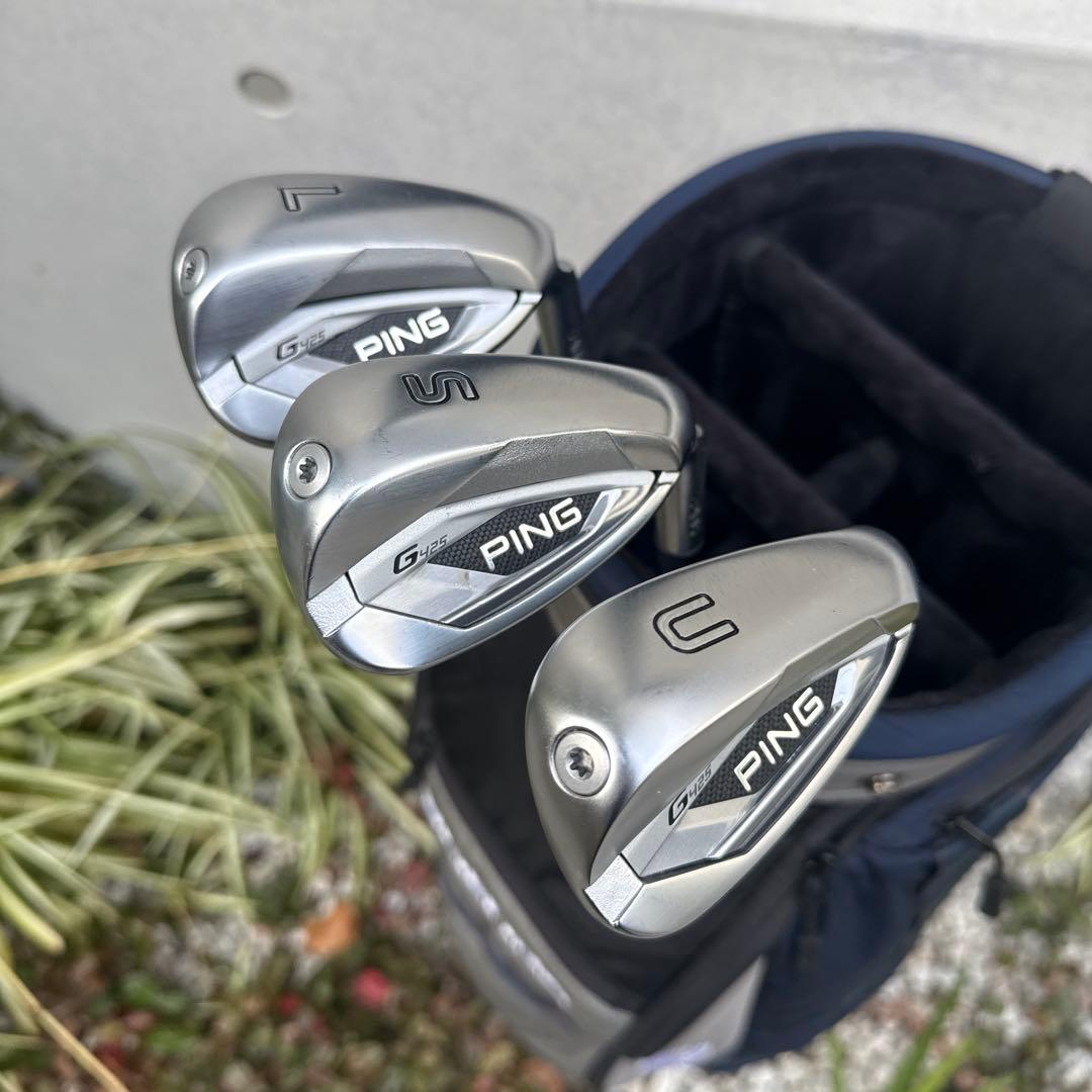 希少 G425 アイアン U S L 3本 MCI-60/70 R ブラック