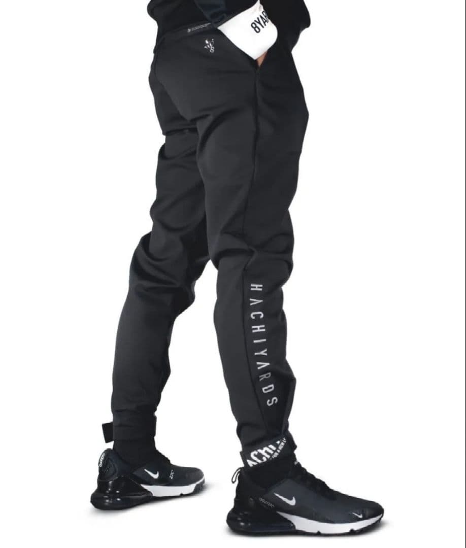 8YARDS ハチヤーズ ジョガーパンツ ブラック Ｌ