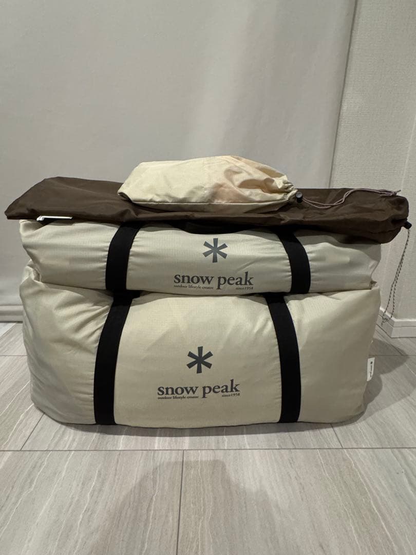 えだまめ スノーピーク ランドロックpro アイボリー アップライトポール