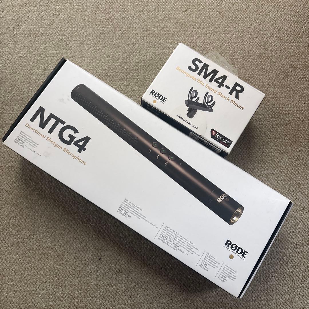 RØDE NTG4 コンデンサーマイク + 純正ショックマウントSM4-R