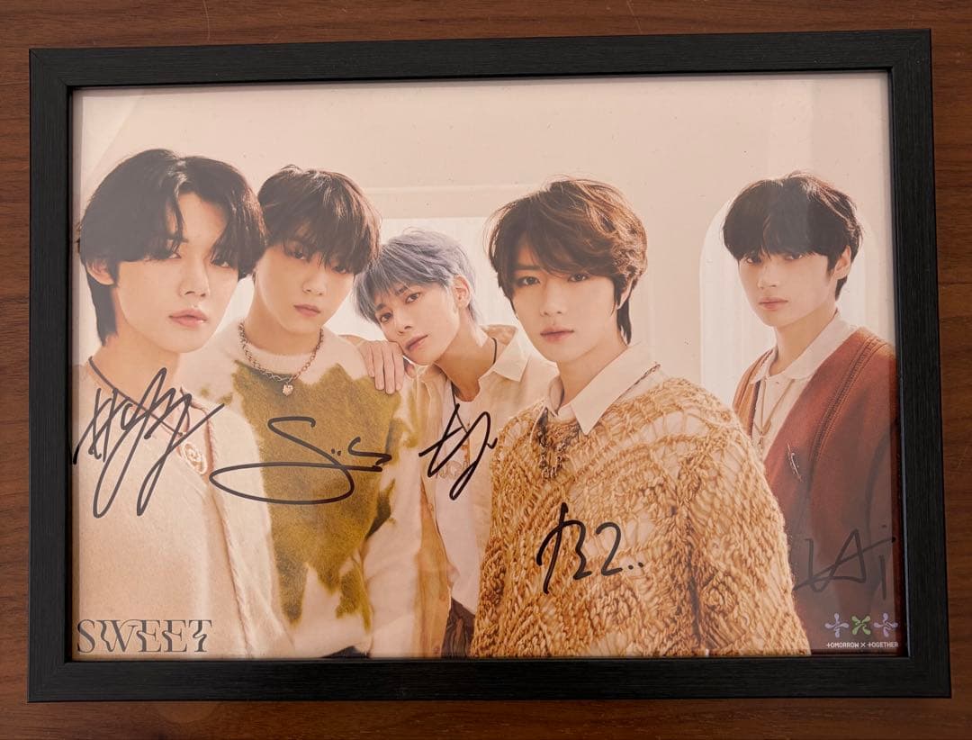 TOMORROW X TOGETHER 直筆サイン入りフォト