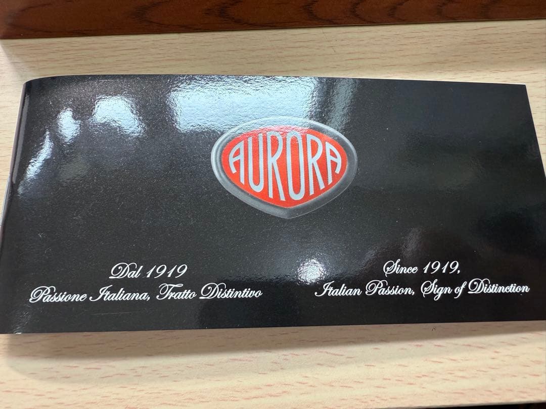 AURORA 万年筆 14Kゴールドペン先