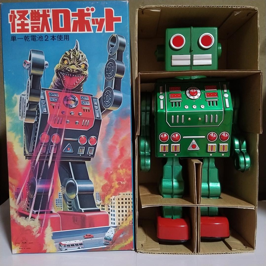 k*m様 メタルハウス 怪獣ロボット 電動 稼働品 ブリキ
